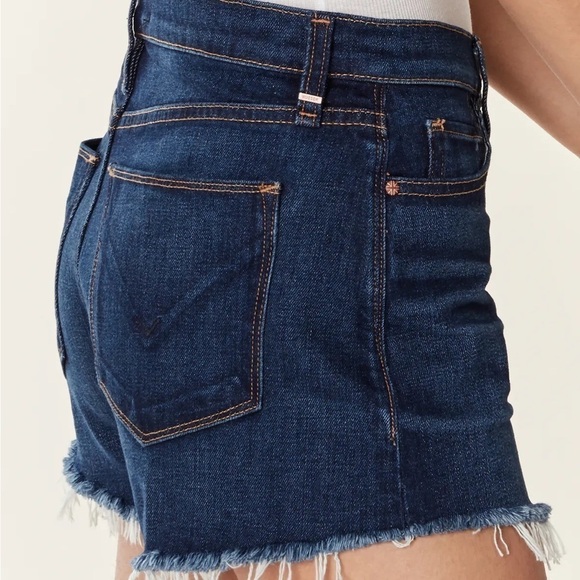 Hudson Jeans Gemma Mid Rise Cut Off Jean Shorts - Picture 3 of 13